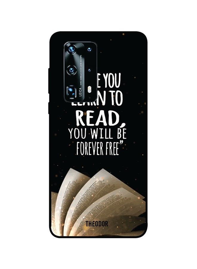 Protective Case Cover For Huawei P40 Pro Plus Black/White