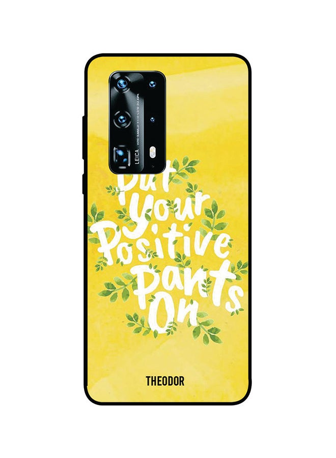 Protective Case Cover For Huawei P40 Pro Plus Yellow/White/Green