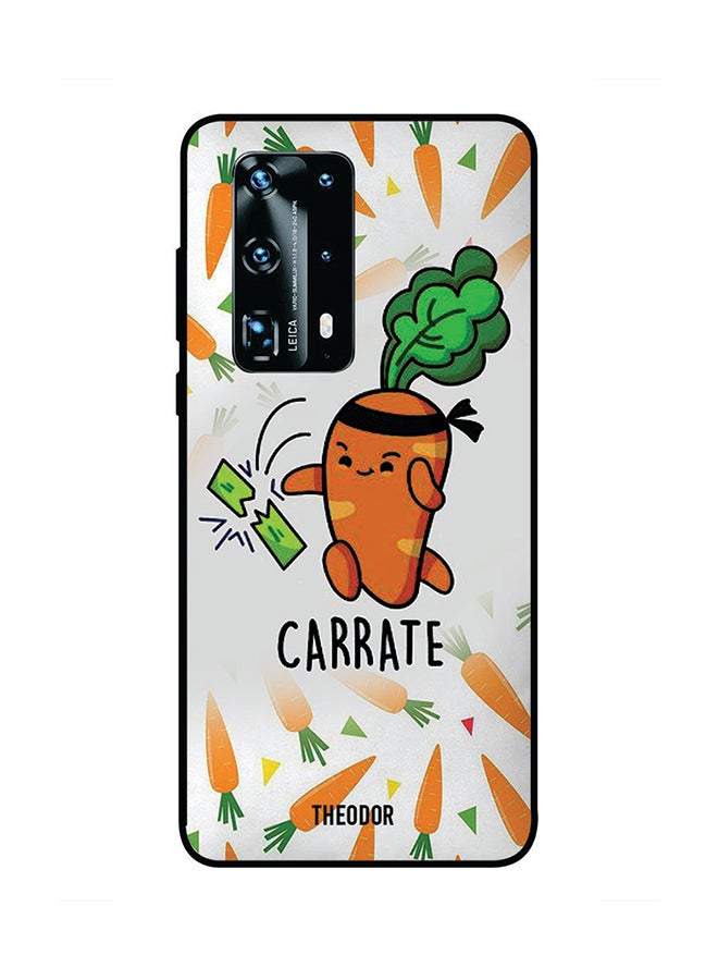 Protective Case Cover For Huawei P40 Pro Plus White/Orange/Green