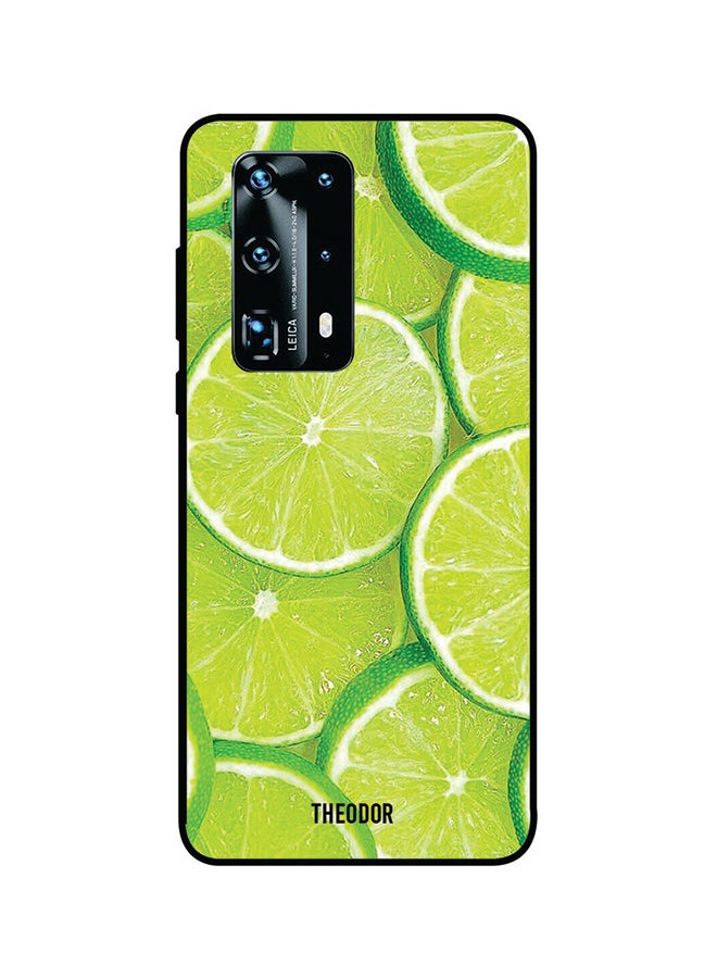 غطاء حماية واقٍ لهاتف هواوي P40 برو بلس أخضر/أبيض