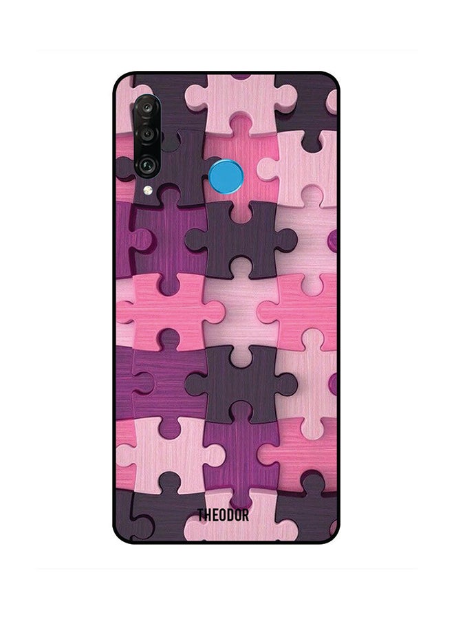 Protective Case Cover For Huawei P30 Lite Pink/Purple/Black