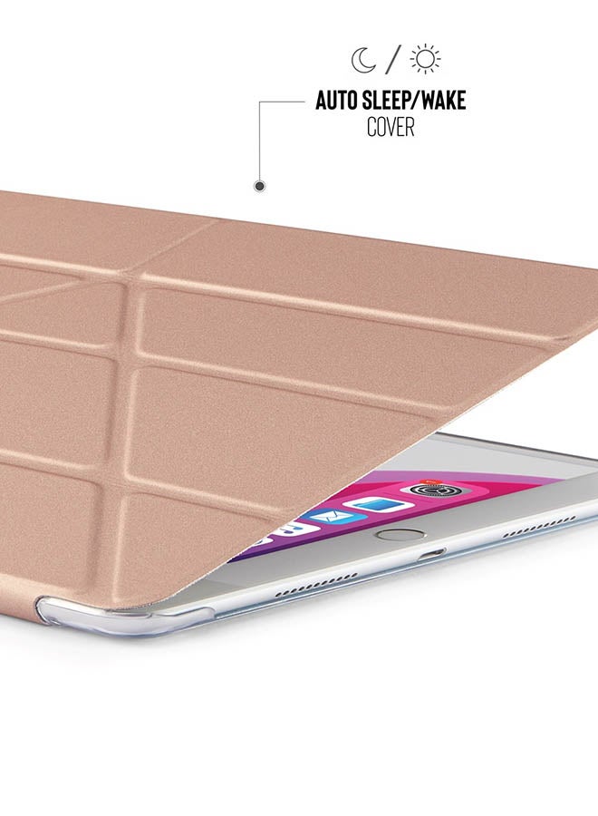 Pipetto Protective Case Cover For Apple iPad 10.2-Inch 2020/2019 Rose Gold/Clear - Image 5