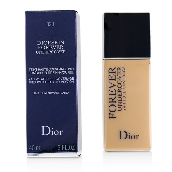 Dior - Diorskin Forever Undercover 24H Wear Full Coverage Foundation 020 Light Beige - Image 1