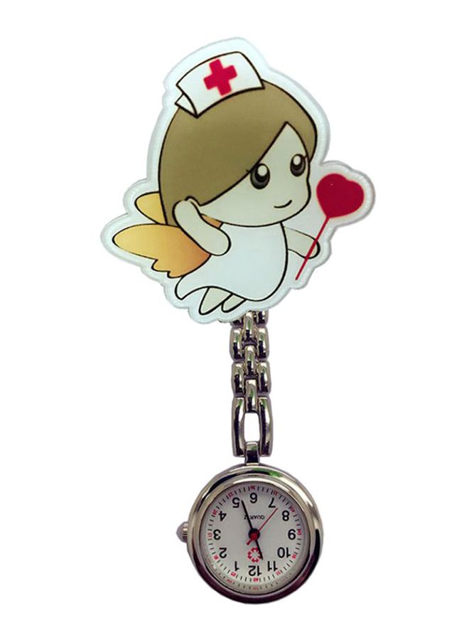 Nurse Fob Brooch Analog Hanging Pocket Watch WT4253604  - Image 1