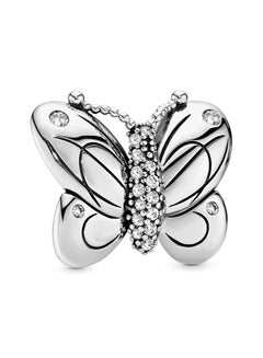 PANDORA Sterling Silver Oversized Butterfly Cubic Zirconia Charm  - Image 1