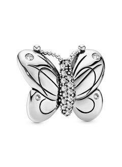 PANDORA Sterling Silver Oversized Butterfly Cubic Zirconia Charm  - Image 3