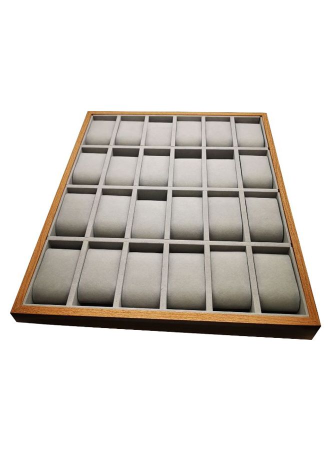 asmat Portable 24-Slots Watch Display Storage Case - Image 1
