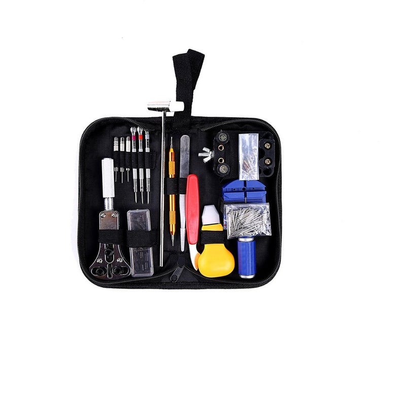 147-Piece Portable Watch Repair Tool Kit With Carrying Case - Image 1