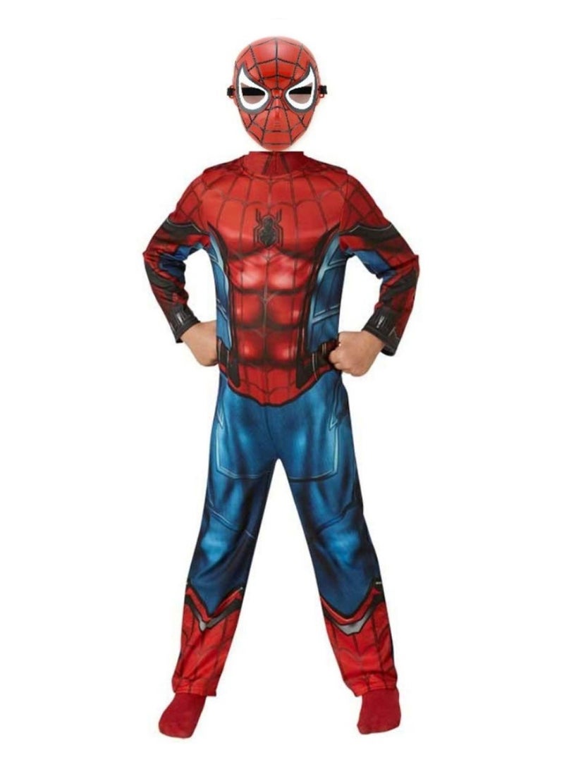 Fancydresswale Spiderman Muscle Costume With Mask 5 - 7 Years - Image 1