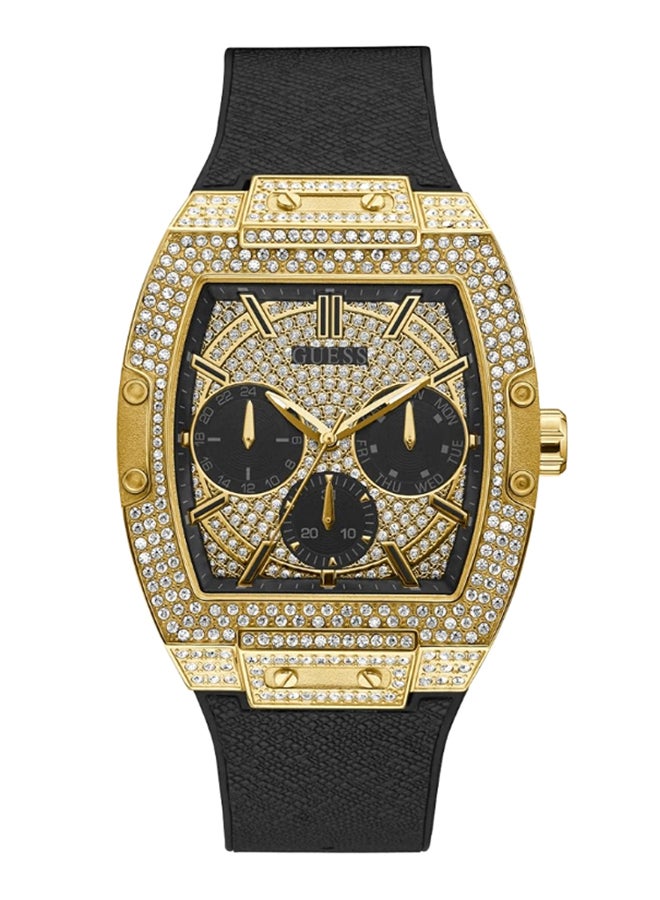 GUESS - Men's Water Resistant Analog Watch GW0048G2 - 43 mm - Black - Image 1