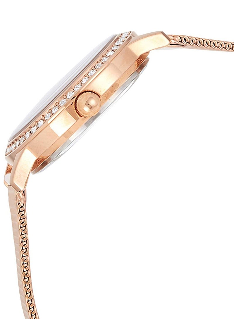 جس ساعة يد بعقارب وسوار من الاستانلس ستيل، طراز W0647L2 للنساء - Image 3