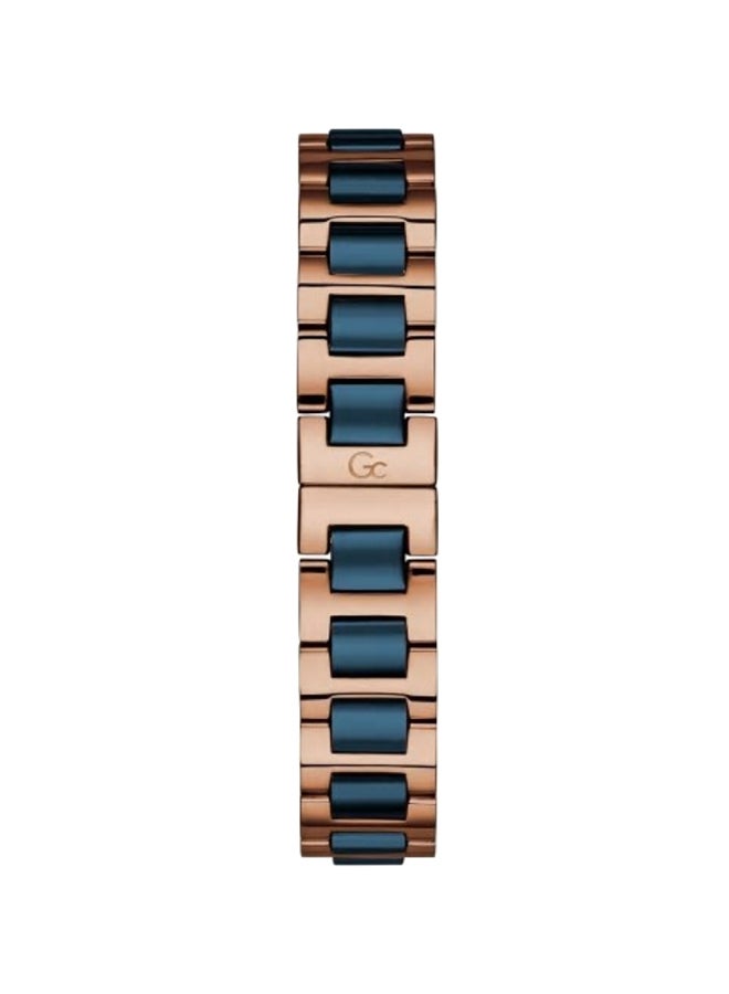 Gc women Chronograph Watch Y06009L7MF - 32 mm - Blue/Rose Gold  - Image 3