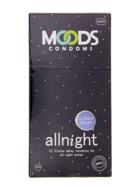 Pack Of 12 All Night Climax Delay Condom
