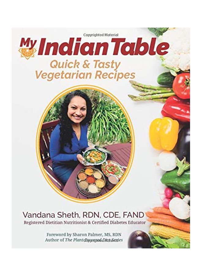 My Indian Table: Quick And Tasty Vegetarian Recipes paperback english - 22-Nov-19 