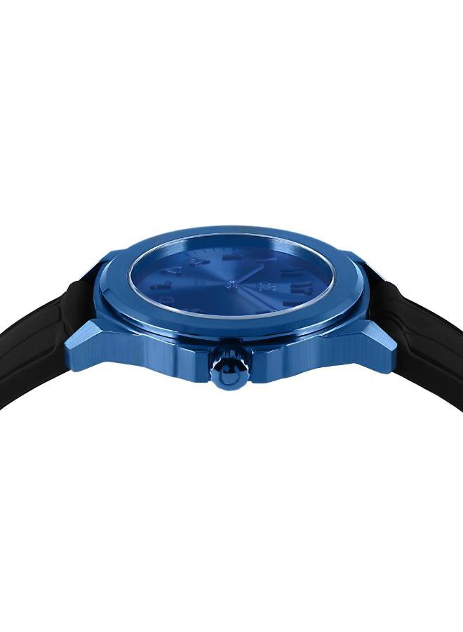 نون ساعة يد كويد نافي بلو عربية - 48 ملم - لون أسود unisex - Image 2