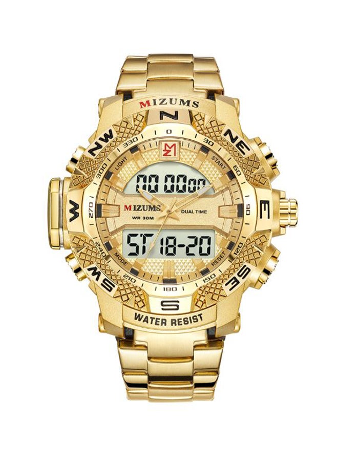 ميزومس ساعة يد رقمية بعقارب طراز J4384G-KM men - Image 1