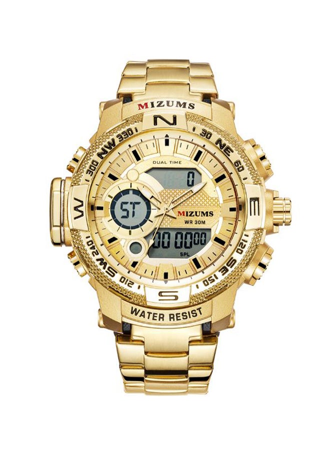 ميزومس ساعة يد رقمية بعقارب طراز J4380G-KM men - Image 1