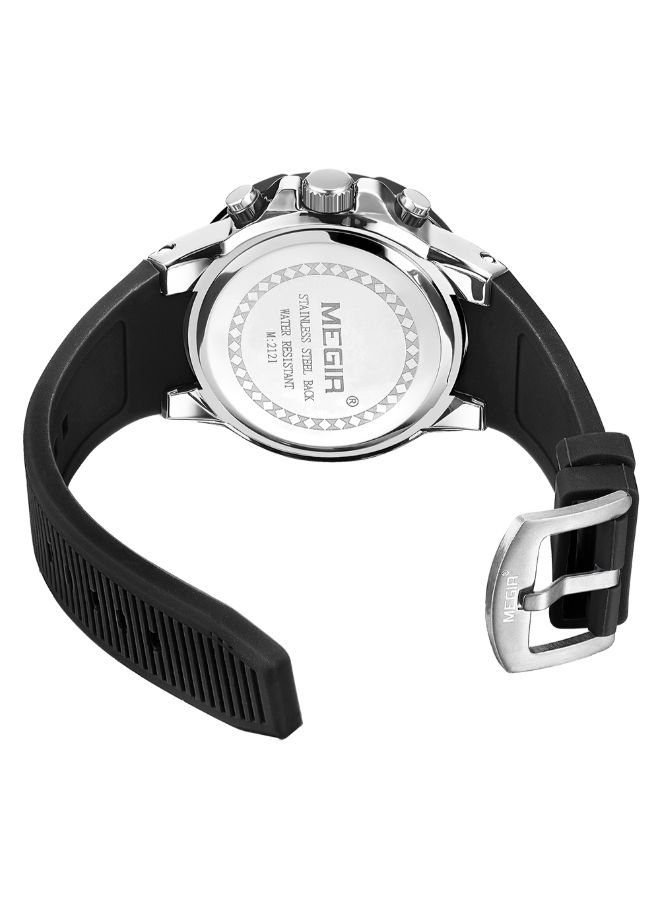 ميجر ساعة كرونوغراف مقاومة للماء طراز J4321B-KM للرجال - Image 2