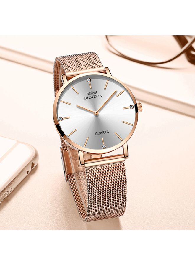 Olmeca - Women's Casual Stainless Steel Analog Wrist Watch 0839L - Image 1