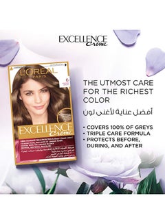 Excellence Creme Triple Care Color 6.0 Dark Blonde 192ml - v1588138809/N11266005A_4