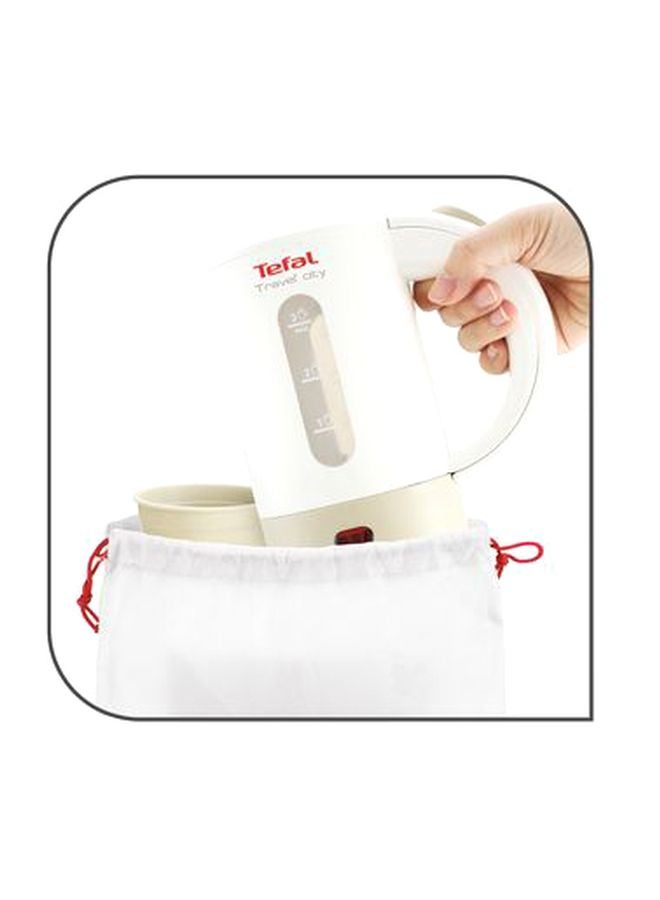 تيفال غلاية شاي ترافل سيتي سعة 0.5 لتر 500 ml 650 W KO120127 أبيض  - Image 3