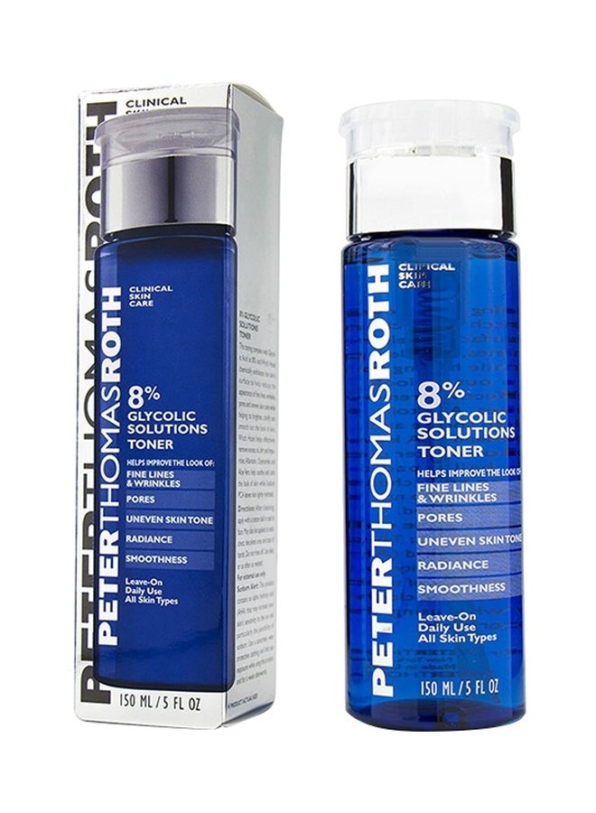 8% Glycolic Solutions Toner 150ml