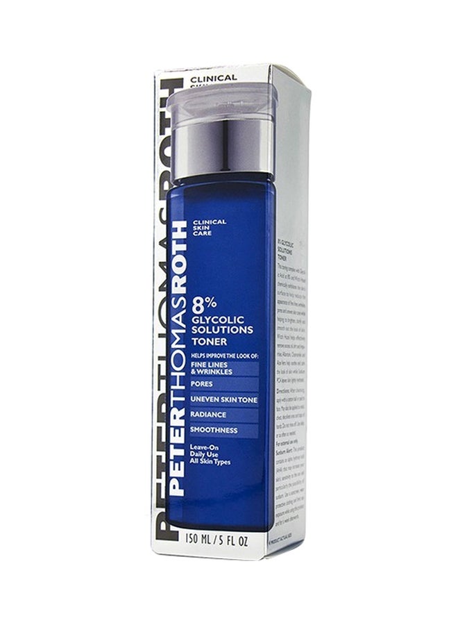 8% Glycolic Solutions Toner 150ml