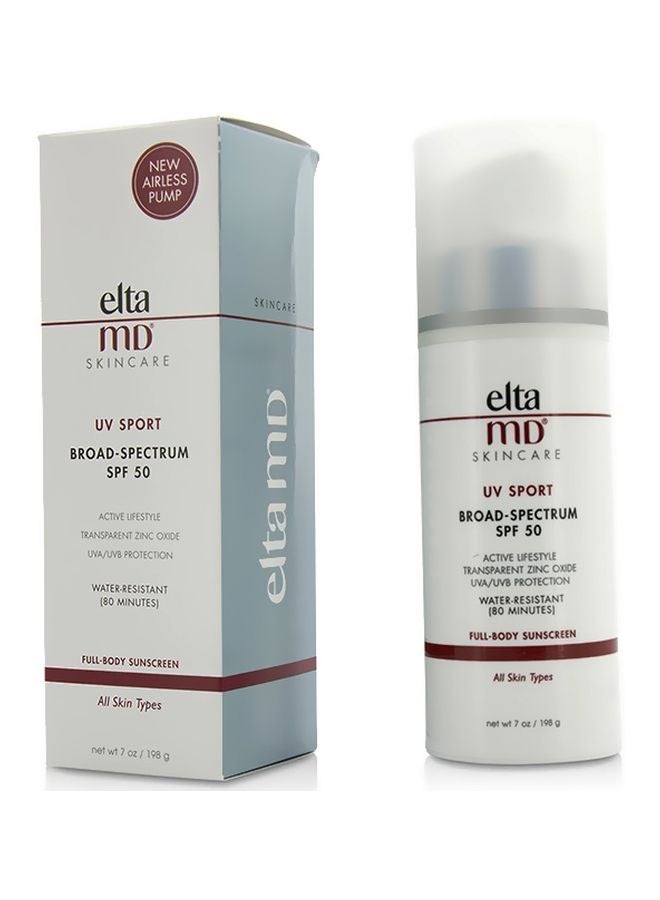 EltaMD UV Sport Water-Resistant Full-Body Sunscreen SPF50 198grams - Image 2