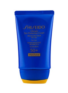Shiseido Ultimate Sun Protection Cream WetForce For Face SPF 50+ 50ml 