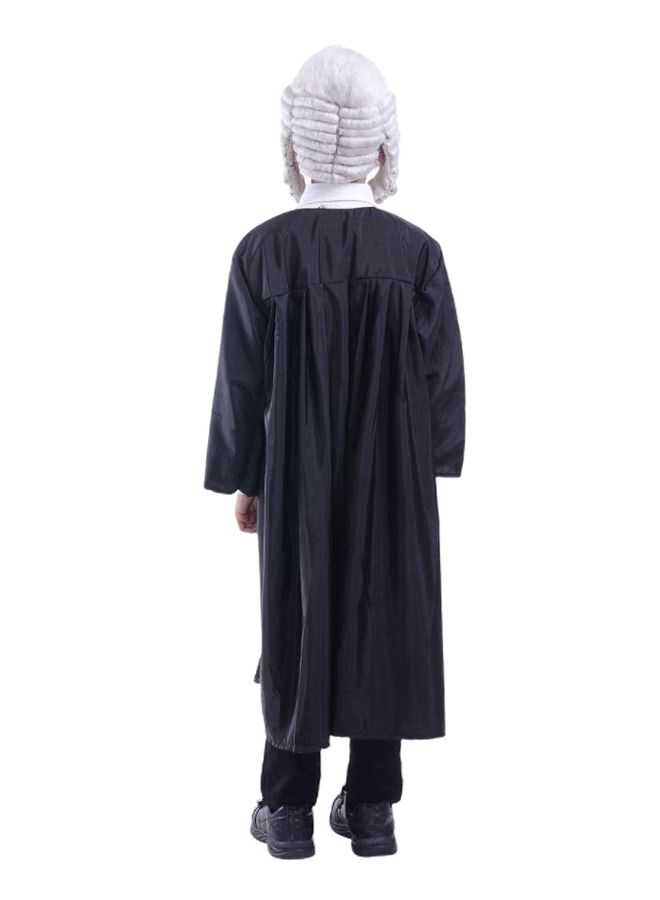 Fancydresswale - Community Helper Judge Costume With Wig 10 - 12 Years - Image 1