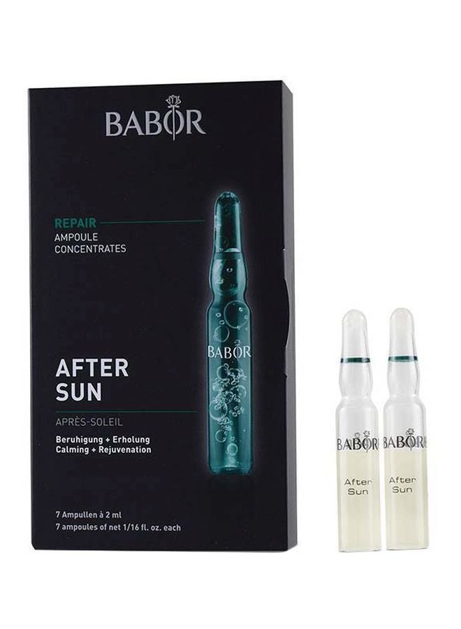 بابور مجموعة أمبولات للاستخدام بعد التعرض للشمس مكونة من 7 قطع