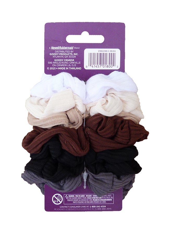 قودي  طقم مضلع من 8 قطع من سكرنشي متعدد الألوان 16.5Ø³Ù†ØªÙŠÙ…ØªØ± - Image 3