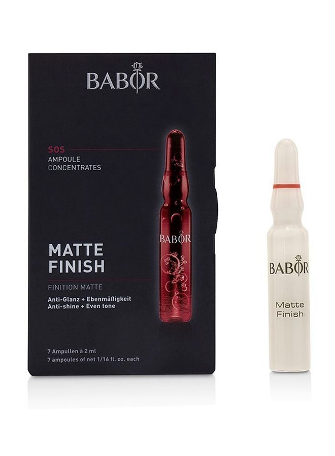 Babor Pack Of 7 SOS Ampoule Concentrates Matte Finish 2ml - Image 2
