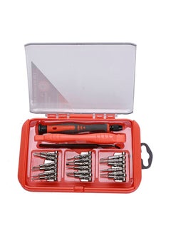 LAWAZIM Lawazim Screwdriver Set 21 Piece | Professional Screwdriver Set, Precision Machined, Can be used for a variety of tasks around the home, garage, or workshop. Silver/Black/Red  - Image 4
