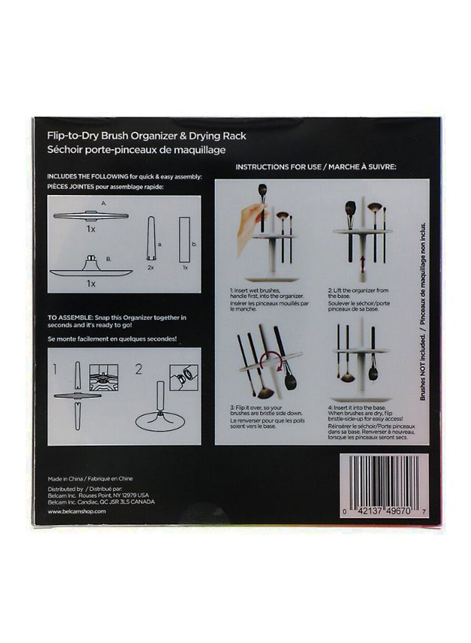 Denco Flip To Dry Brush Organizer Black - Image 3