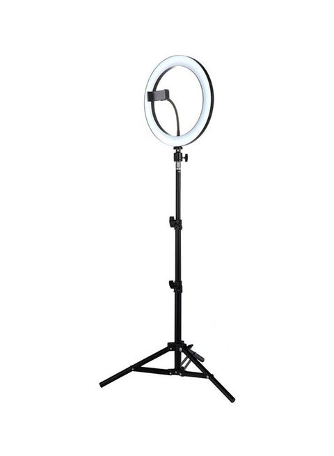 USB Ring Light With Tripod Stand Black