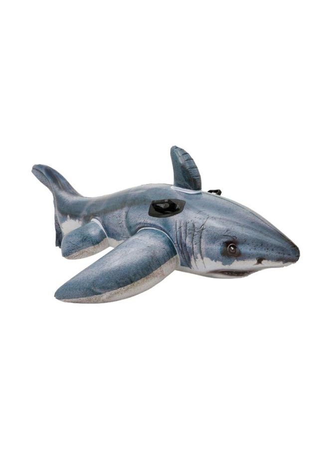 INTEX Shark Pattern Ride-On Pool Float 57525EP 68x42inch - Image 1