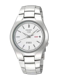 Seiko Men's 3-Fold Round Shape Stainless Steel Analog Wrist Watch 33 mm - Silver - SNK601  - Image 1