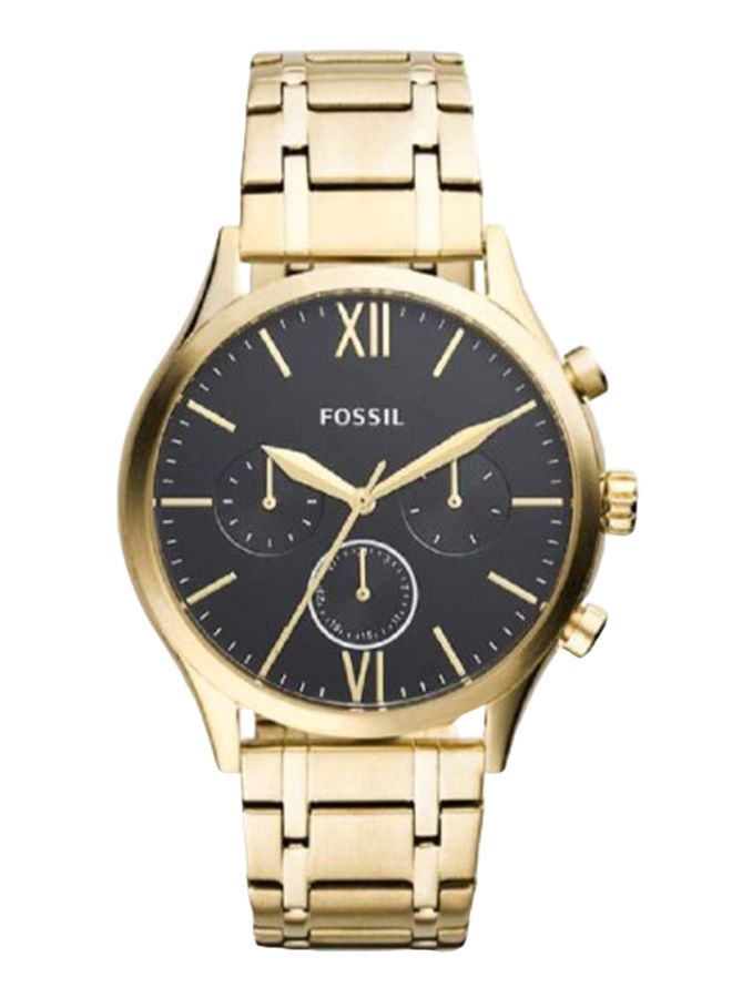 FOSSIL Women's Fenmore Midsize Chronograph Wrist Watch BQ2366 - 44 mm - Gold  - Image 1