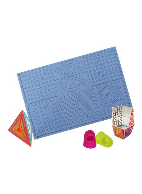 3D Printing Silicone Mat With Fingerstalls Blue