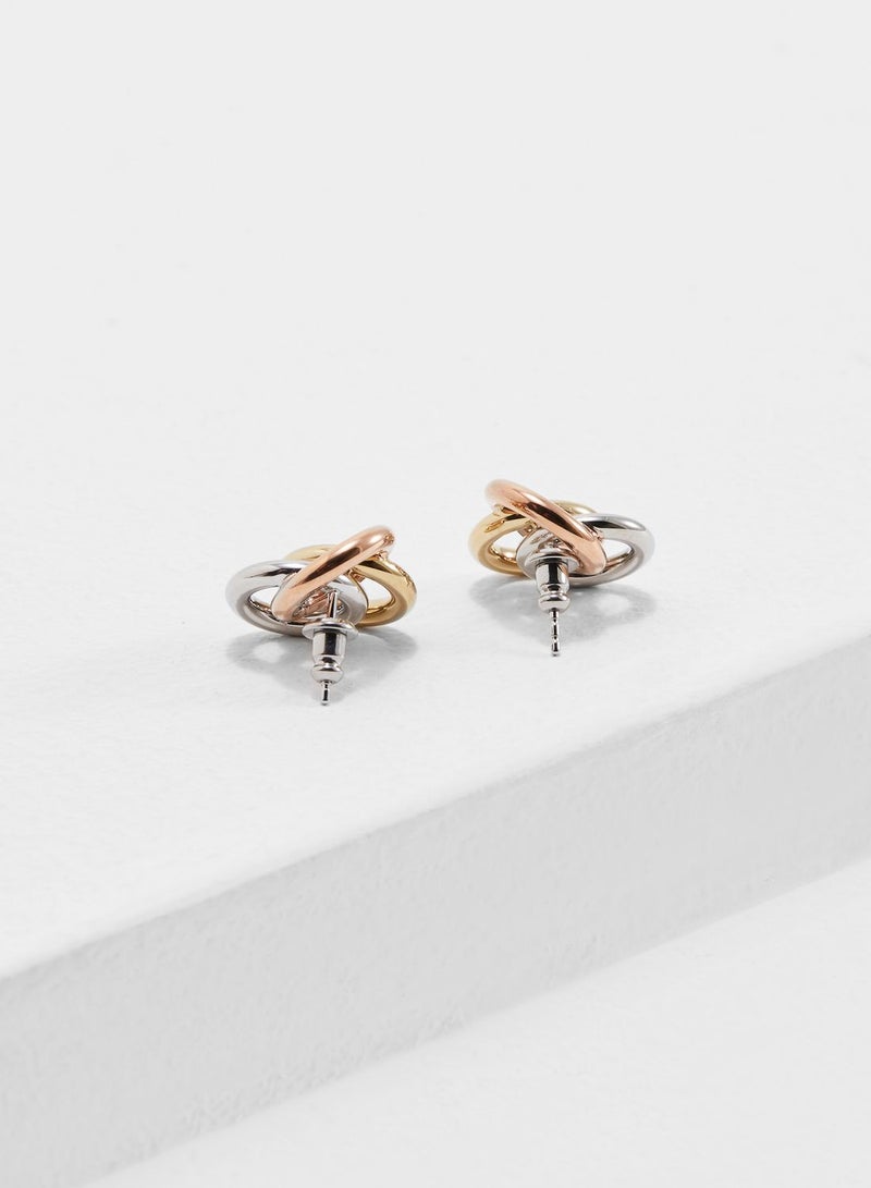 FOSSIL Circle Stud Earrings  - Image 2