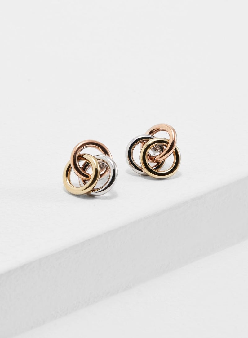 FOSSIL Circle Stud Earrings  - Image 1