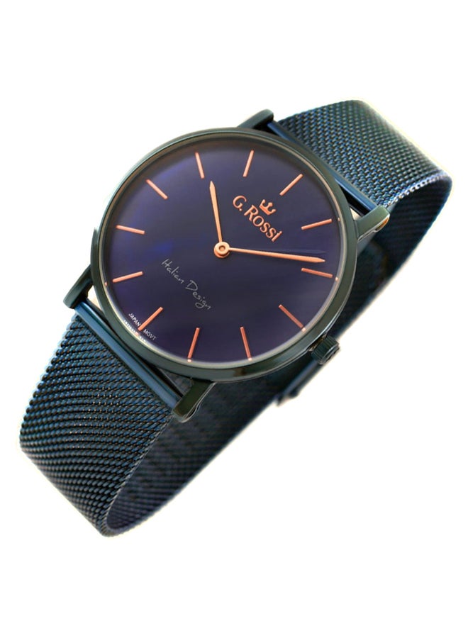 Gino Rossi Women's Layla Round Shape Stainless Steel Analog Watch 8709B2-6F3 - 34 mm - Blue - Image 3