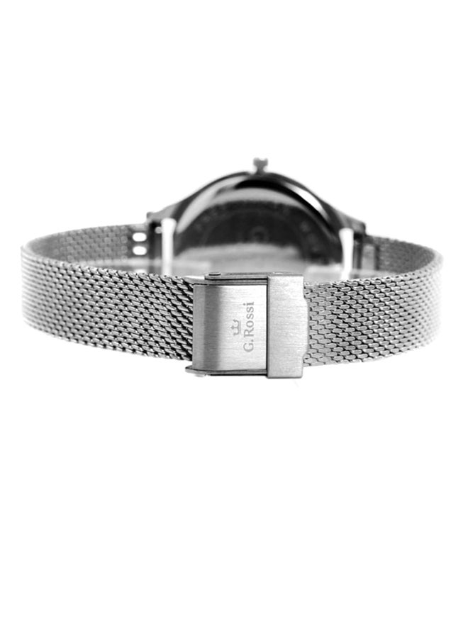 Gino Rossi Women's Seila Round Shape Stainless Steel Analog Watch C10482B2-3C1 - 27 mm - Silver - Image 3