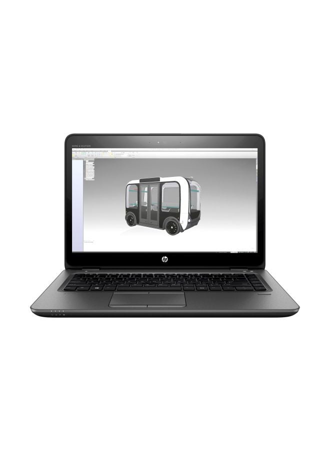 ZBook 14U G4 Laptop With 14-Inch Display, Core i7 Processor/8GB RAM/256GB SSD/Intel HD Graphics 620 Black