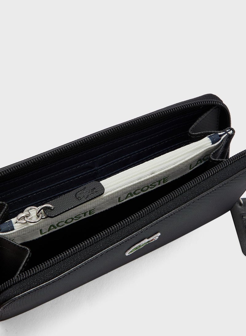 LACOSTE L.12.12 Concept L Zip Purse Black  - Image 4