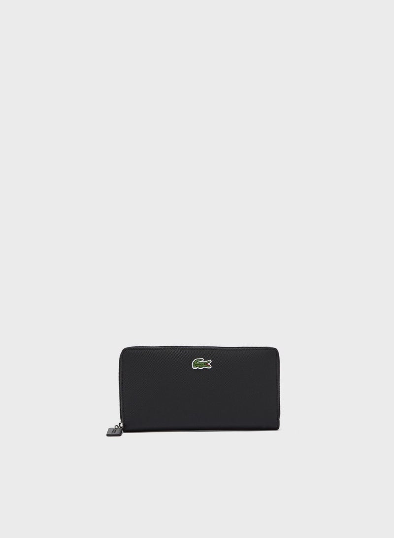 LACOSTE L.12.12 Concept L Zip Purse Black  - Image 1