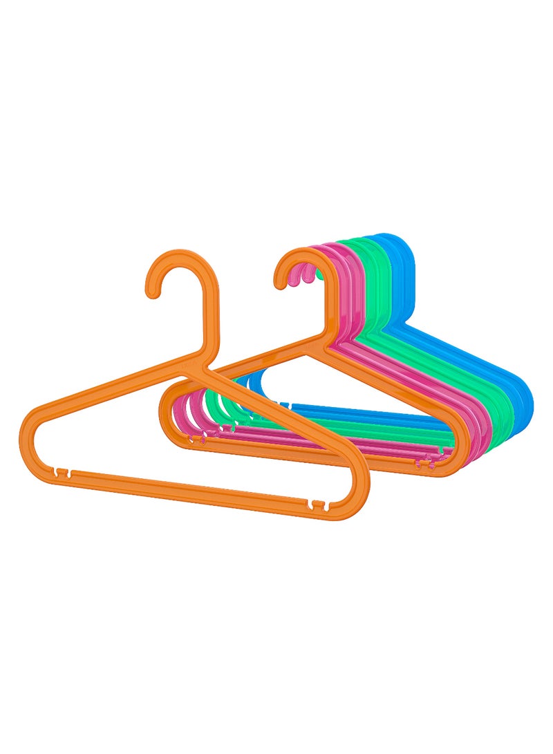 8-Piece Cloth Hanger Set Multicolour 34centimeter - Image 1