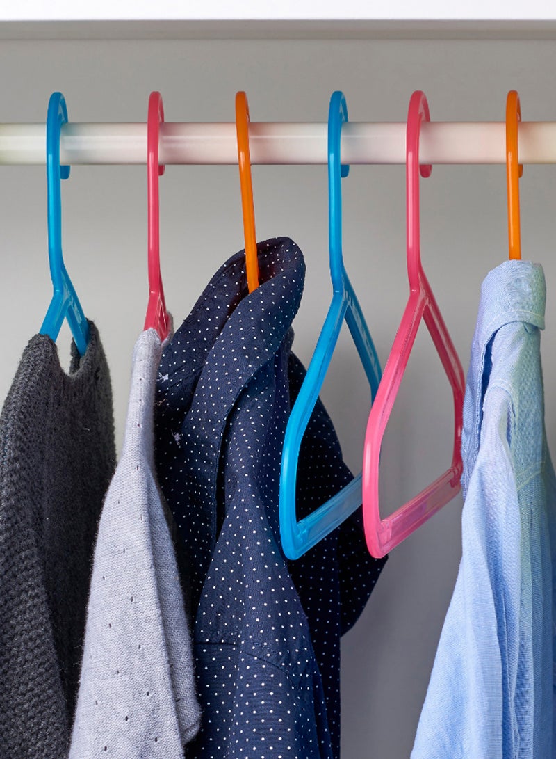 8-Piece Cloth Hanger Set Multicolour 34centimeter - Image 2