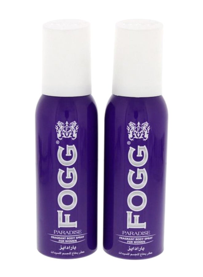 FOGG Pack Of 2 Paradise Fragrance Body Spray - Image 1